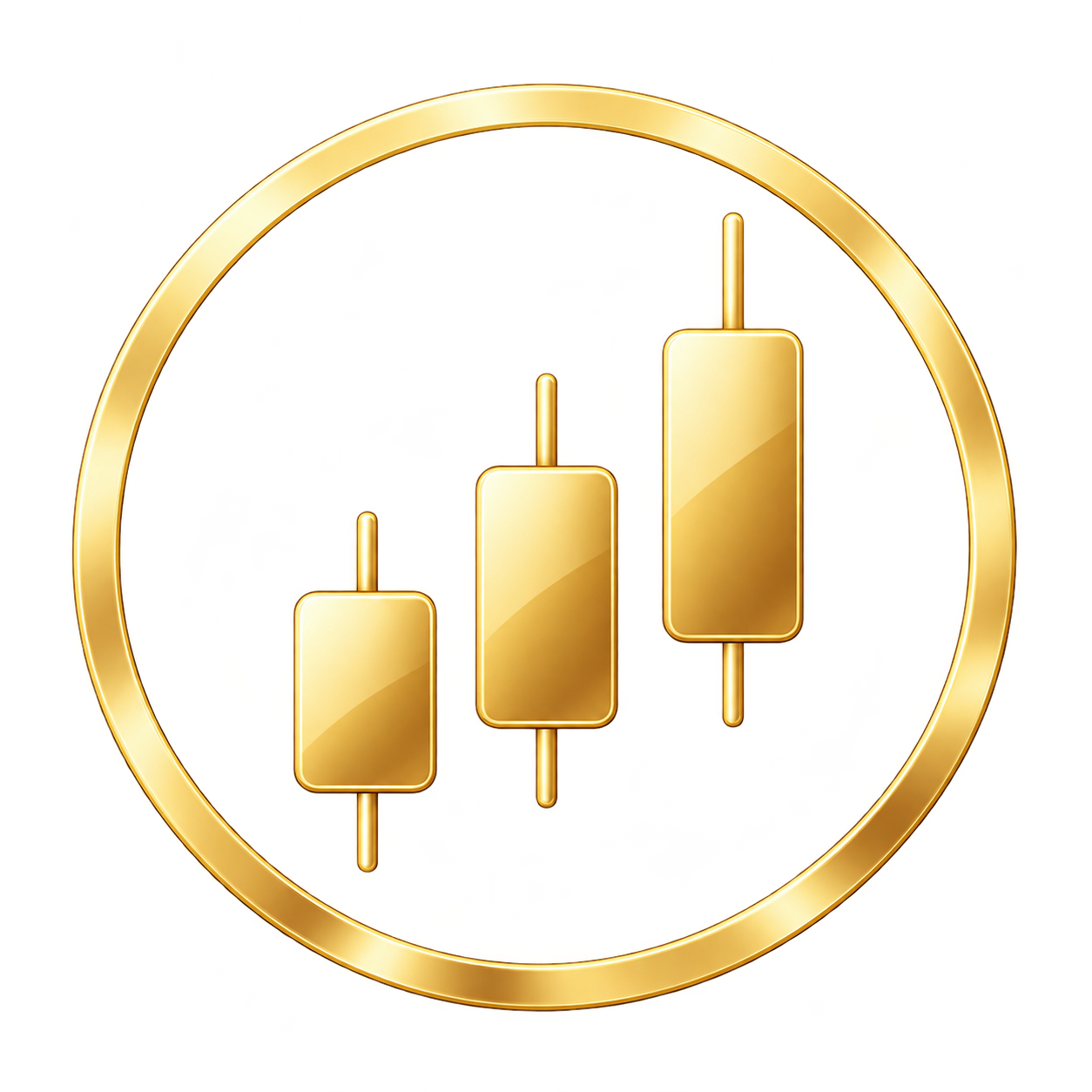 Behind The Candles candlestick chart logo